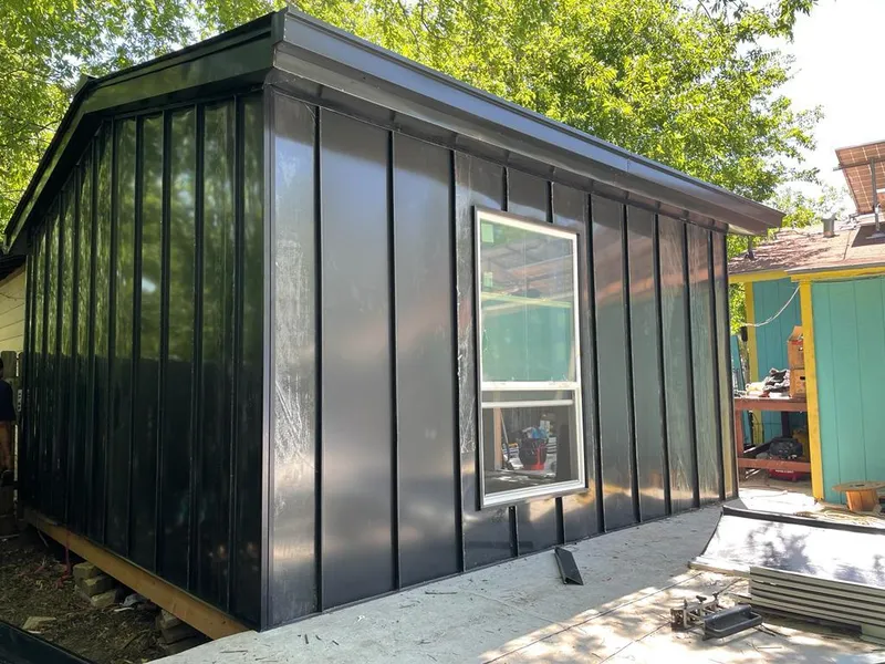 Black standing seam metal wall panels for Roof Inspection in Paducah